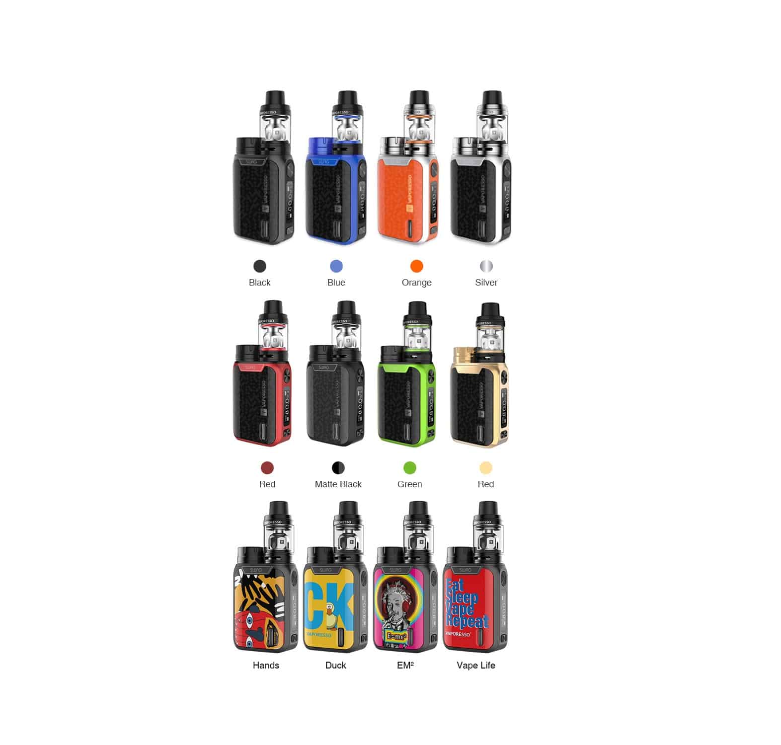 Vaporesso Swag 80W TC Kit with NRG SE Tank 3.5ml