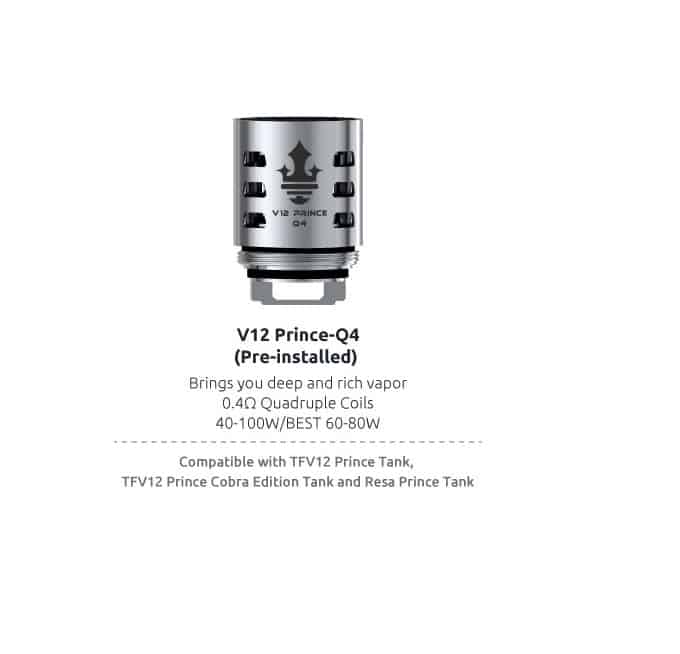 SMOK TFV12 PRINCE Replacement Coil 3pcs